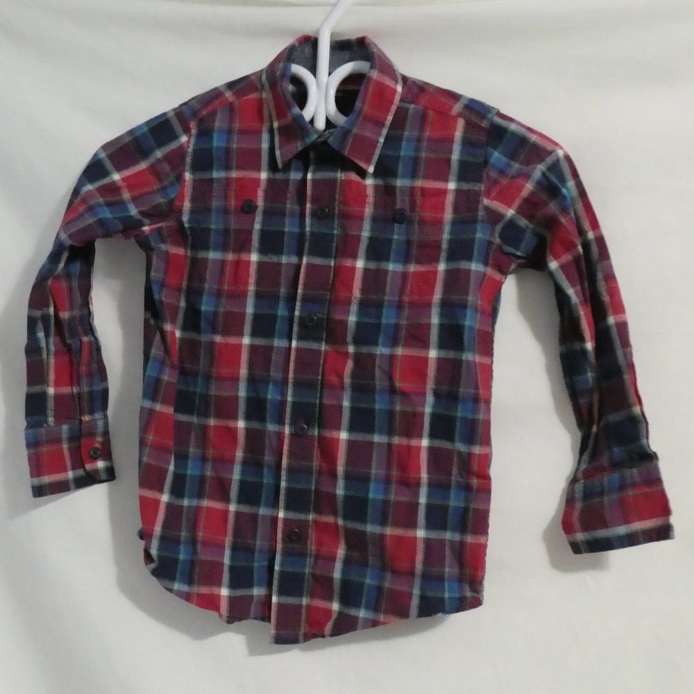 GAP KIDS Regular xs 4-5 years plaid shirt